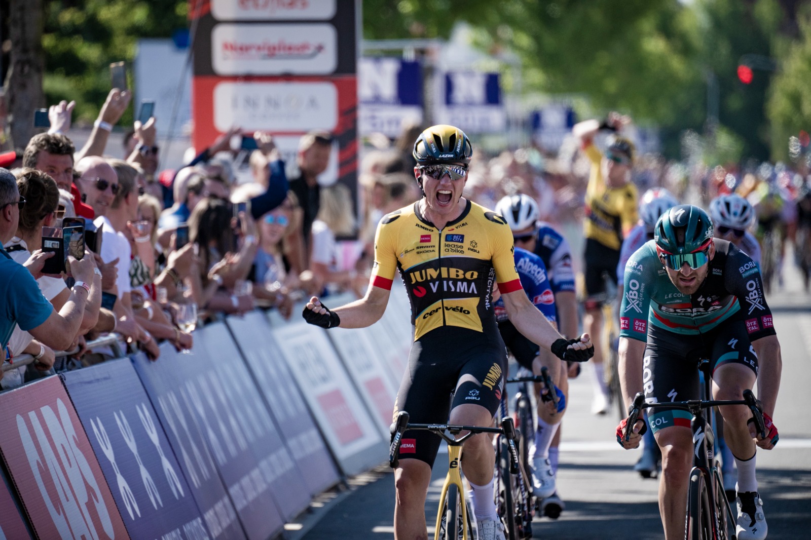 Flèche de Heist Olav Kooij résiste au retour de Jordi Meeus pour s